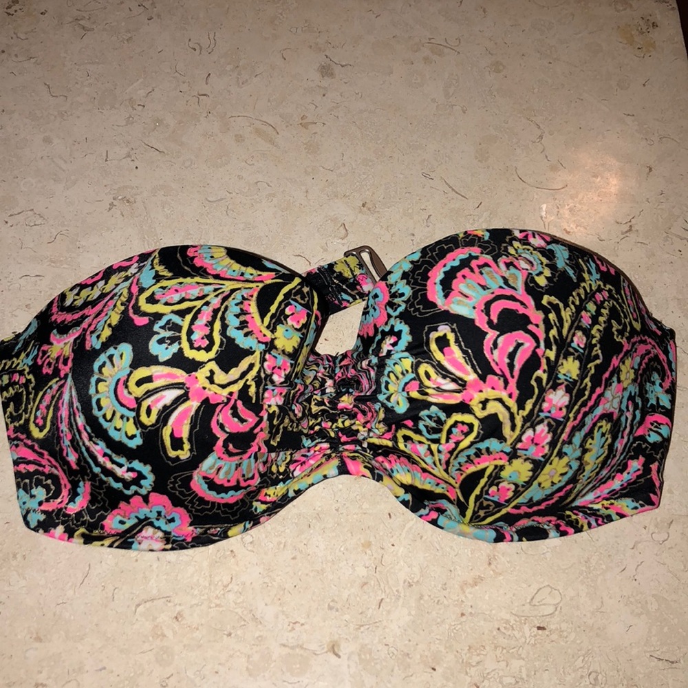 Victoria’s Secret Paisley Bandeau Bikini top